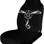 Zodiac Wheel Astrology Horoscope Circle Sun Wiccan Car Seat Covers, Car Seat Protection for Women and Girls, Suitable for Most Vehicles, Cars, Cars, Trucks, SUVs, Vans. - Aquarius Car Seat Cover for men