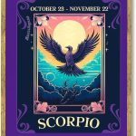Framed Scorpio Zodiac Sign Poster Canvas Print Art Gothic Wall Art Painting Pictures Wall Decor Stunning Art Print Decoration for Living Room Bedroom Home Decor (Gold Framed,12L x16W) - Scorpio Canvas for men