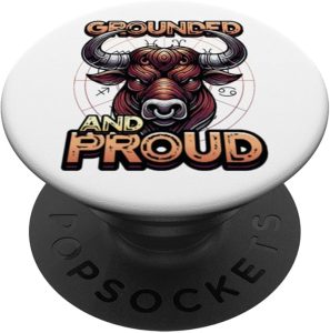 Zodiac Horoscope Taurus Zodiac Sign Taurus PopSockets Adhesive PopGrip - Taurus for men
