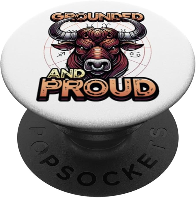 Zodiac Horoscope Taurus Zodiac Sign Taurus PopSockets Adhesive PopGrip - Taurus for men