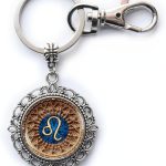 Waozshangu - Leo Keychain for men