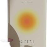 Gemini star sign instant print zodiac art poster with an aura gradient design for spiritual wall decor, a modern astrology artwork suitable for bedrooms and living spaces - Gemini Canvas for men