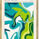 Framed Gemini Zodiac Sign Poster Canvas Print Art Modern Wall Art Painting Trendy Pictures Wall Decor for Living Room Aesthetic Home Decor Wall Decoration for Apartment (Wood Framed,12L x 16W) - Gemini Canvas for men