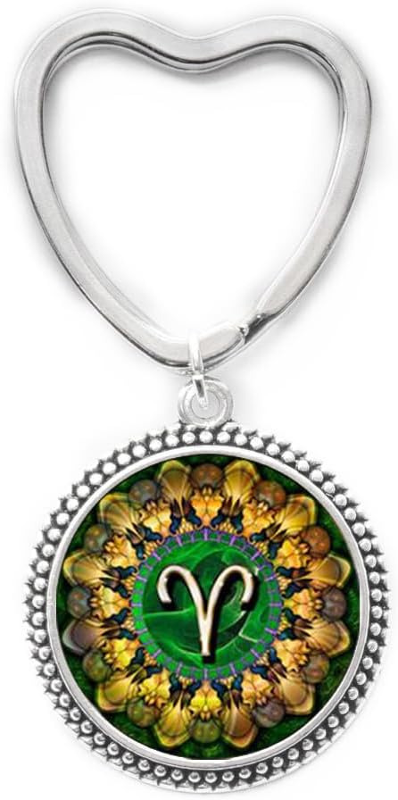 Aries Zodiac Keychain,Aries Key Ring,Aries Zodiac Jewelry,Aries constellation Keychain,Aries Zodiac Sign，Q0121 - Aries Keychain for men