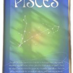Pisces Poster Wall Art Print Star Sign Zodiac Constellation Illustration for Astrology Lovers Spiritual Home Decor Gift - Pisces Home Decor for men